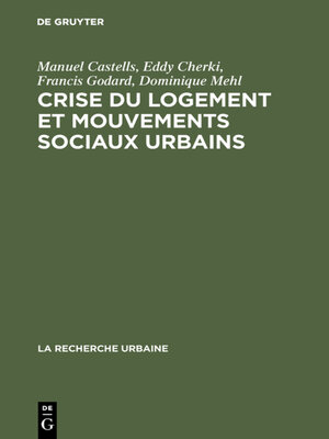 cover image of Crise du logement et mouvements sociaux urbains